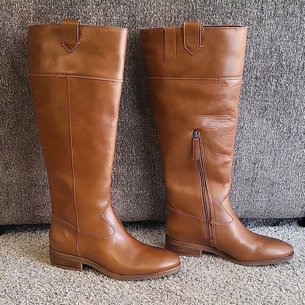 Vince Camuto Brown Knee High Selpisa 2 Wide Calf Boots